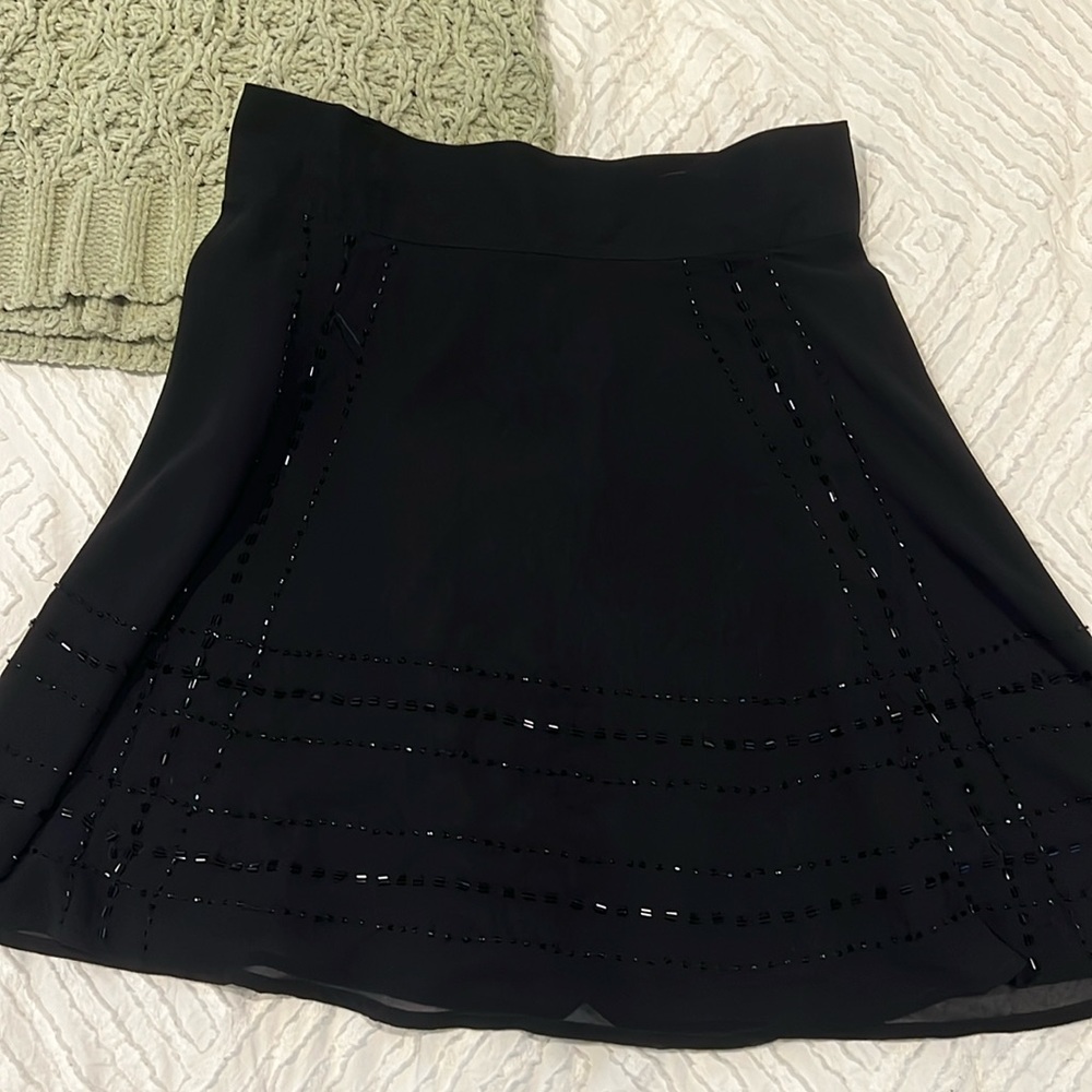 Vintage Black beaded Skirt